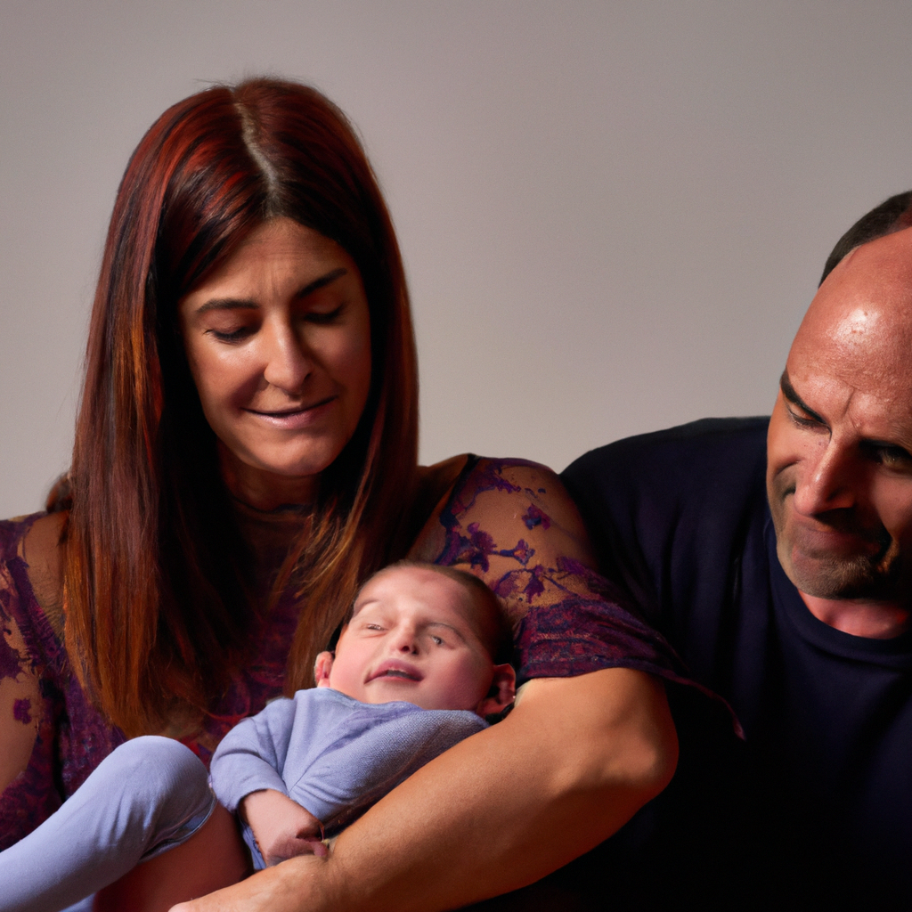 Sesión de familia en estudio con risas naturales y luz suave